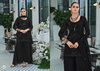 Sana Black And White By Eba Georgette Readymade Suits Suppliers In India
